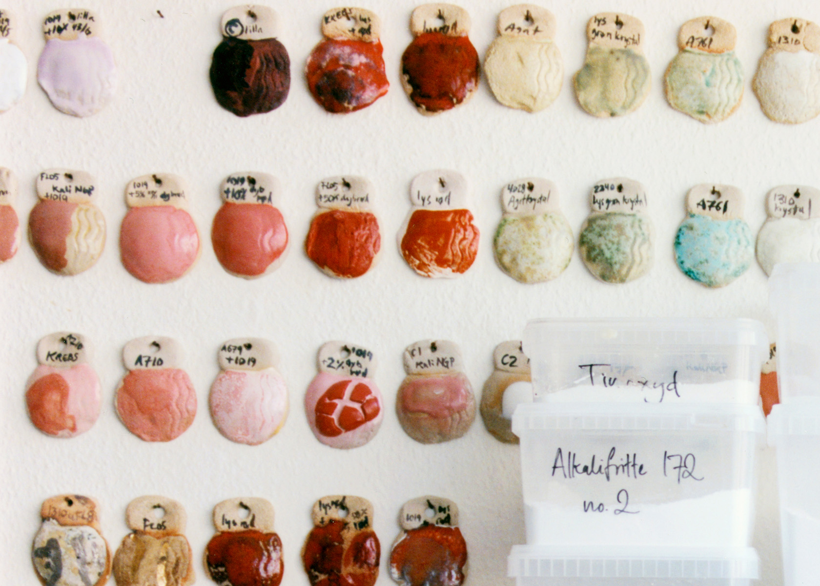 Color samples from Klara Lilja
